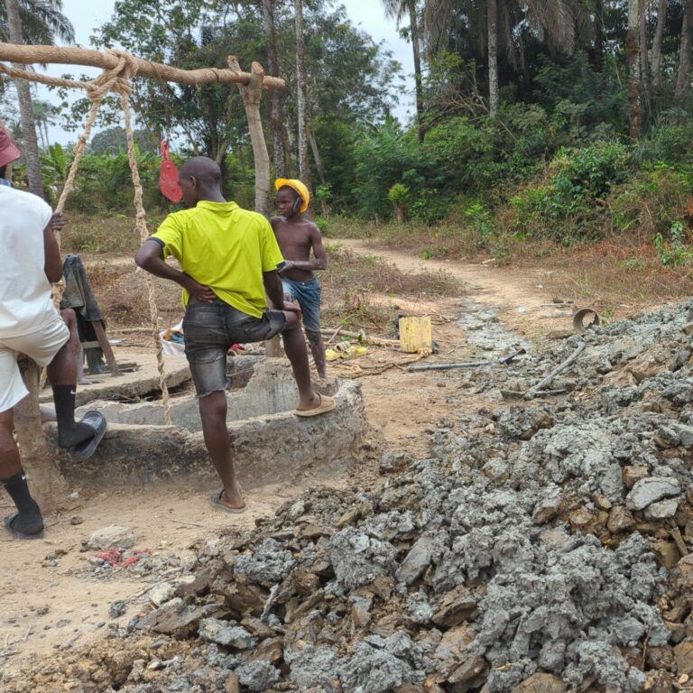 Ejecución de las obras del pozo