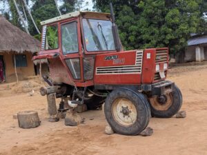 Tractor sin rueda